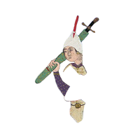 Man Holding a Sword