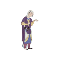 woman who point
