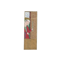 woman behind the window
