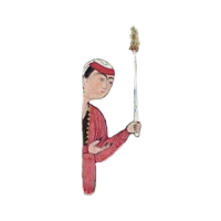 Woman with a Torch in hand