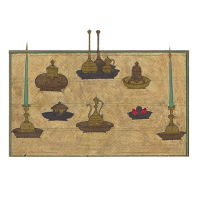 Sofre - a table with refreshment, fruits and drinks