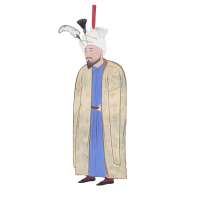 Man wearing robe