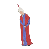 gentleman wearing red robe