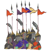 Group of Soldiers Half Body
