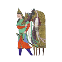 Standing Soldier with horses