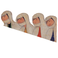 Women Half Body Looking Down
