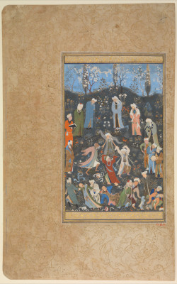 "Dancing Dervishes", Folio from a Divan of Hafiz