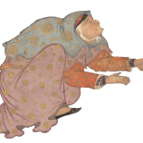 An elderly woman