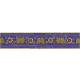 Blue Floral Border