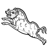 Sasanian Boar