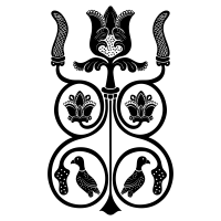 Lotus Flower pigeon Bird Motif