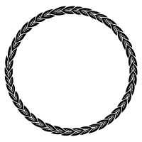 Repeating border element Leaf