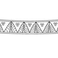 sassanian pattern design