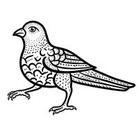 sassanian bird