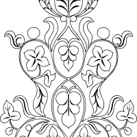Flower motif
