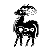 Sassanian Deer Motif