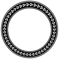sassanian Heart shaped loop pattern