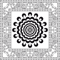 Flower motif