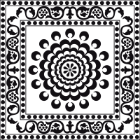 Flower motif
