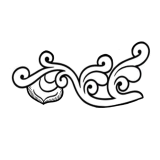 sasanian leafe pattern