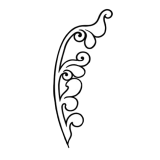 sasanian leafe pattern