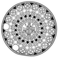 Sasanian Floral Medallion