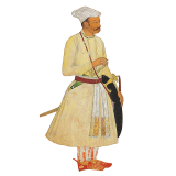 Soldier in white dress