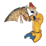 Man with a horse